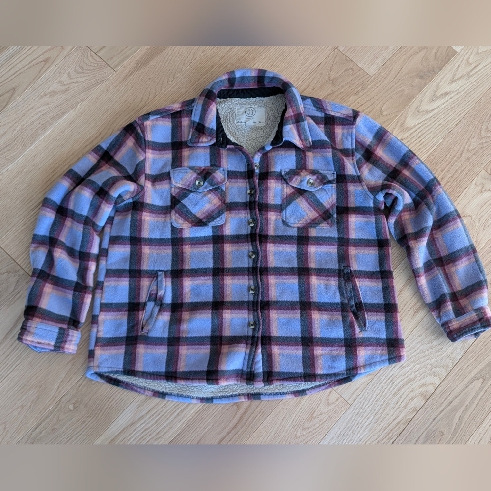 Plaid Fleece Women's Jacket
